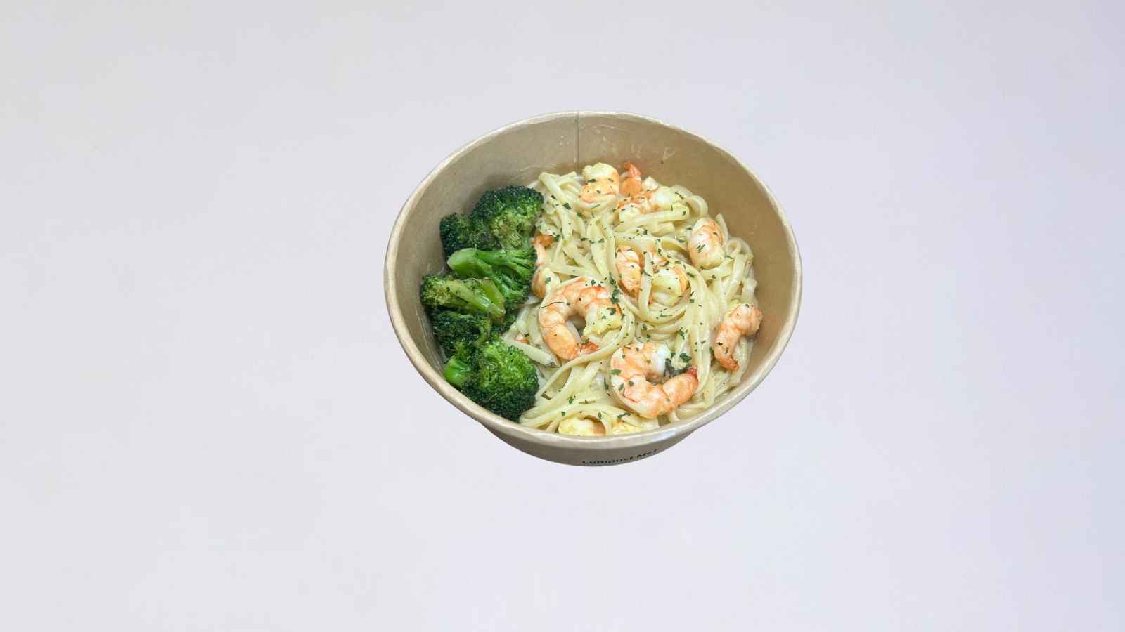 Garlic Shrimp Linguine